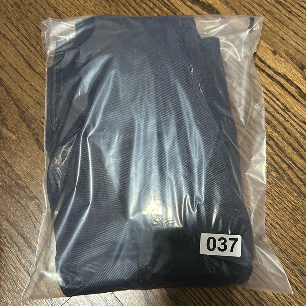 Lululemon Hooded Zippered Blue Denim Look Workout Jacket With Thumb Holes Size 6 - Picture 17 of 17